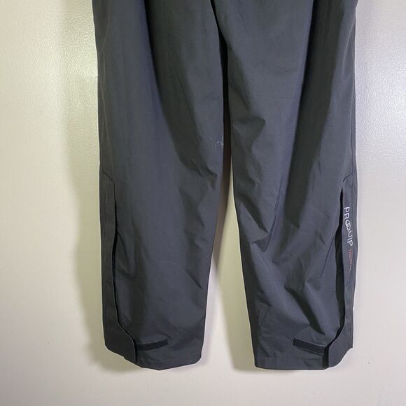 ProQuip Tourflex Pants Waterproof Golf Over Black Men's Size XL Teflon Rain - Picture 13 of 16